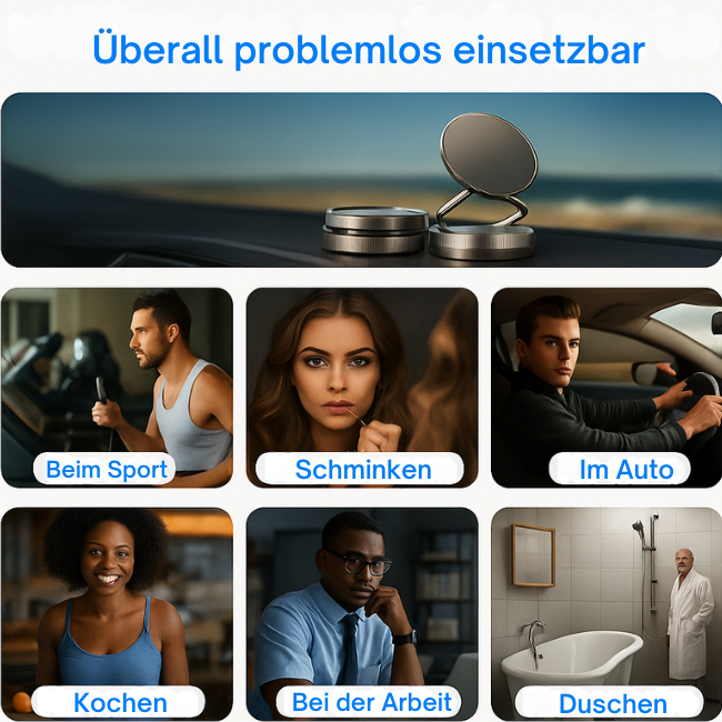 Piplox Magfix 360 die magnetische halterung, die sich mit Ihnen dreht