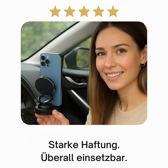 Piplox Magfix 360 die magnetische halterung, die sich mit Ihnen dreht