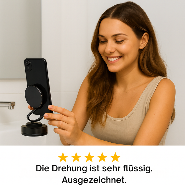 Piplox Magfix 360 die magnetische halterung, die sich mit Ihnen dreht