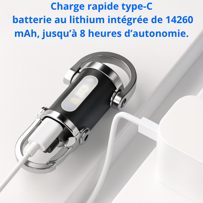 Mini Lampe de Poche qui Fait Tout !