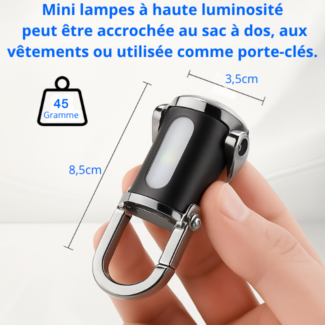 Mini Lampe de Poche qui Fait Tout !
