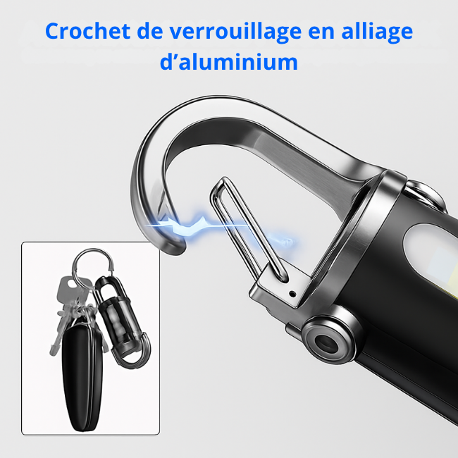 Mini Lampe de Poche qui Fait Tout !