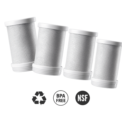 Pack de 4 filtres à eau de robinet Piplox