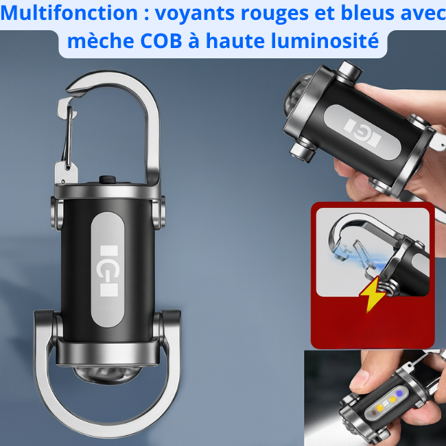 Mini Lampe de Poche qui Fait Tout !