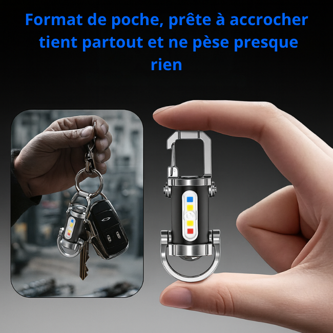 Mini Lampe de Poche qui Fait Tout !