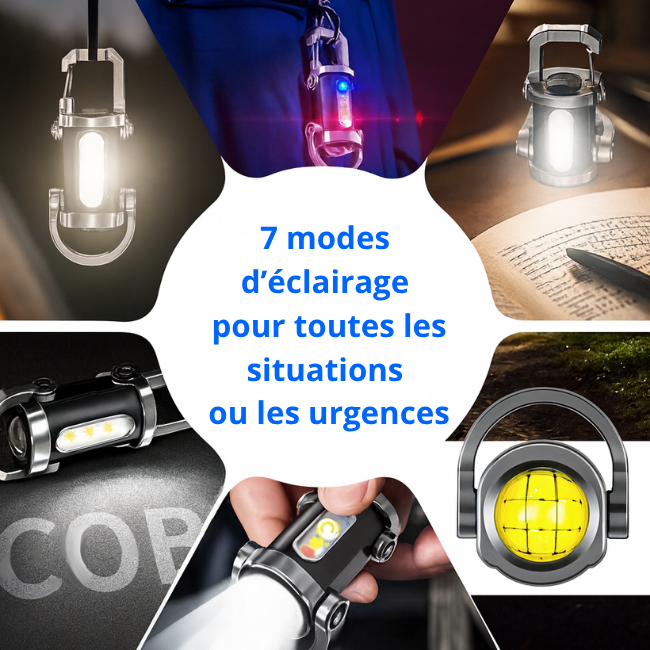 Mini Lampe de Poche qui Fait Tout !